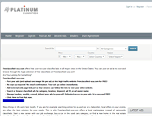 Tablet Screenshot of freeclassified-usa.com